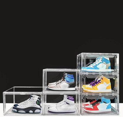 KDOR Shoe Boxes Clear Plastic Stackable 3 Pack Shoe Storage - Image 6