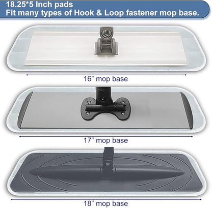 Microfiber Mop Replacement Pads 18 Inch Compatible - Image 5