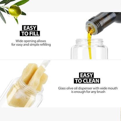 Aelga Soy Sauce Dispenser, 7oz Non-Drip Spout Oil and Vinegar Dispenser - Image 3