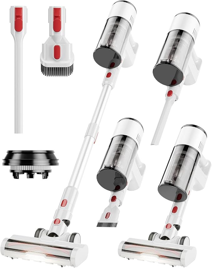 Vacuum Cleaners for Home, Cordless Vacuum Cleaners, 550W 45KPA Stick Handheld by Unknown