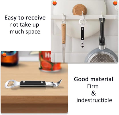 Can Punch Opener Little Cook Stainless Steel Can & Bottle Opener, Manual 2 in 1 - Image 4