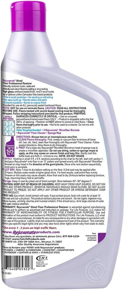 Rejuvenate Wood Floor Restorer, High Gloss - Image 2