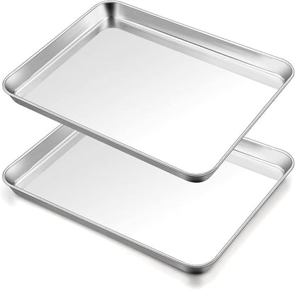 TeamFar Baking Sheet, 17.6’’ x 13’’ x 1’’ Stainless Steel Large Cookie Sheet by TeamFar