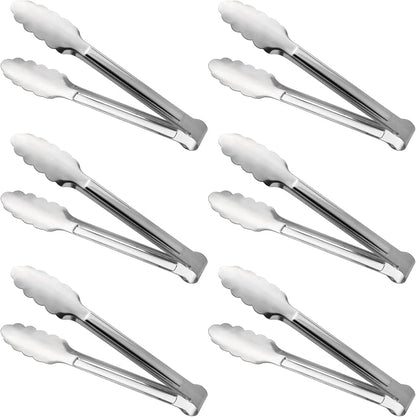 Stainless Steel Food Tongs by Unknown