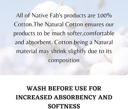 Native Fab Gingham Dish Towels 16x26 inches Set of 4 - Image 8