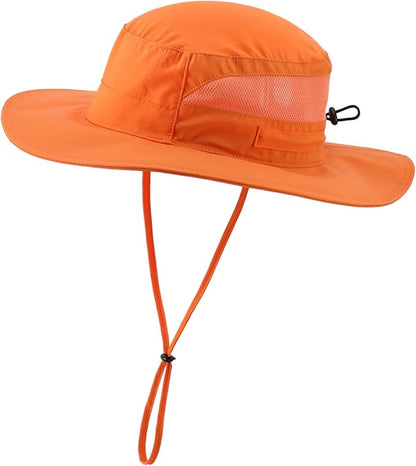 Connectyle Women's UPF 50+ Sun Hat UV Protection Wide Brim Bucket Hat Summer Beach Hats Fishing Hiking Outdoor Safari Hats