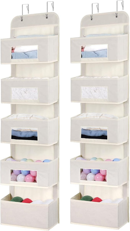 5-Shelf Over The Door Hanging Organizer by MAXHouser