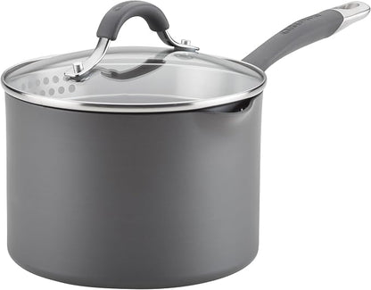 Circulon Radiance Hard-Anodized Nonstick Saucepan, Durable Nonstick Cookware by Circulon
