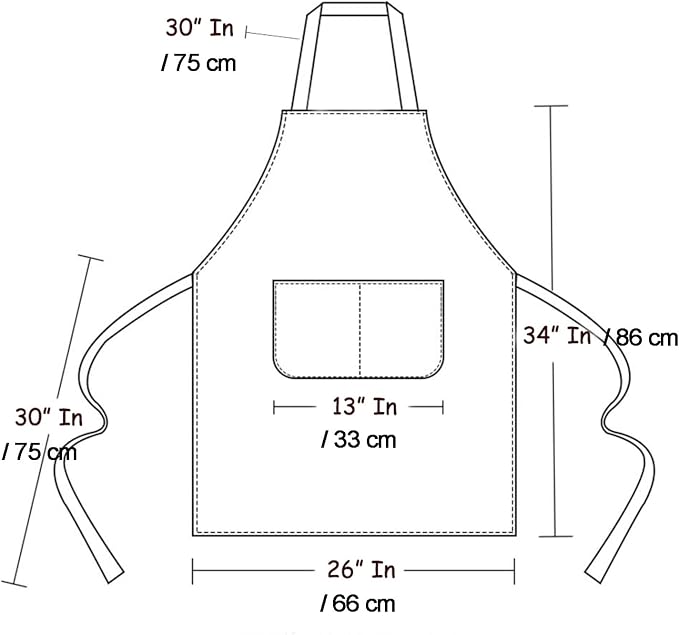 Art Aprons for Painting Pottery Ceramics, Mens Women Kitchen Cooking Aprons - Image 7