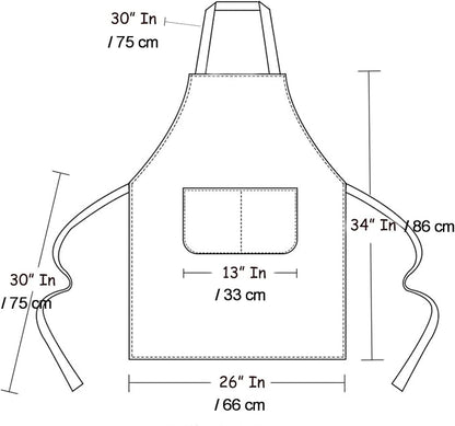 Art Aprons for Painting Pottery Ceramics, Mens Women Kitchen Cooking Aprons - Image 5