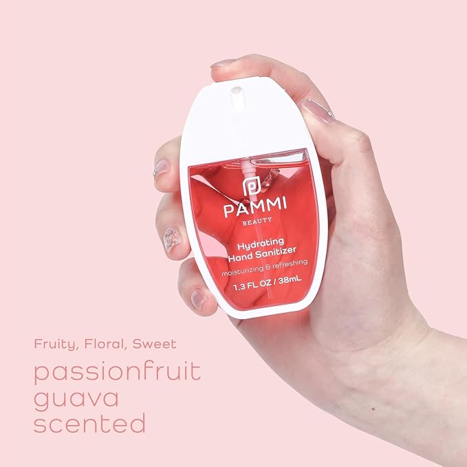 PAMMI Power Mist Hydrating Hand Sanitizer Spray, Portable Travel Size Pocket - Image 2