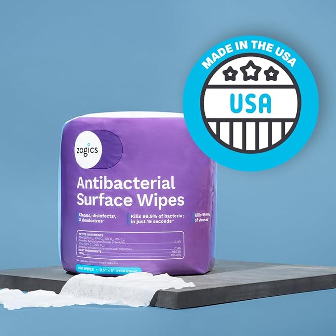Zogics Antibacterial Wipes – Disinfecting Wipes - Image 8