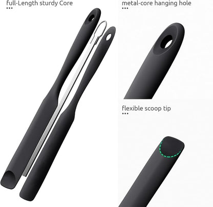 U-Taste Silicone Jar Spatula for Sourdough Starter: Long Skinny Food-Grade Jam - Image 5
