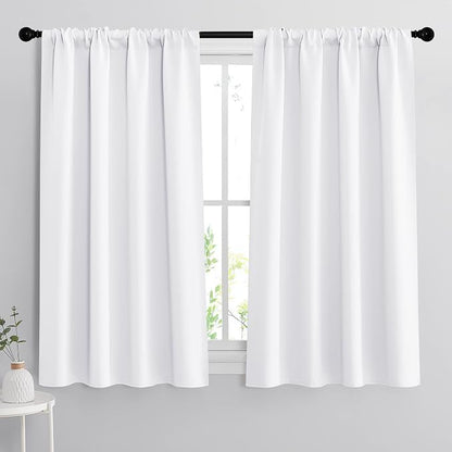 RYB HOME Room Darkening Thermal Insulated Curtains 50% Light Block Curtains by RYBHOME