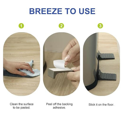 LANMU Trash Can Wall Protector and Stop Moving Backward, Wall Spacer Garbage Bin - Image 5