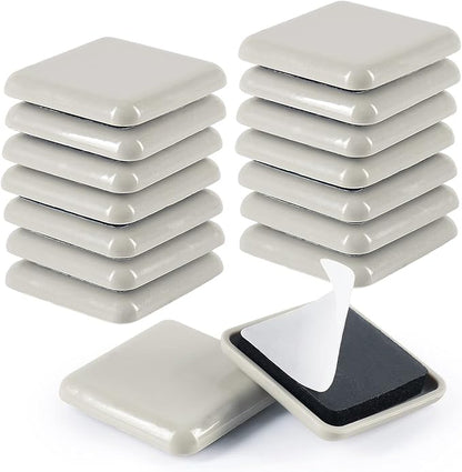 Stick Furniture Sliders, 40mm 16pcs Furniture Glides by GINOYA-toMakeYourLifeMoreComfortableandEasier