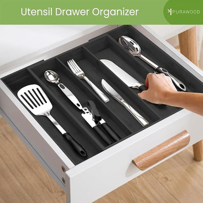 Purawood Kitchen Drawer Organizer - Image 4
