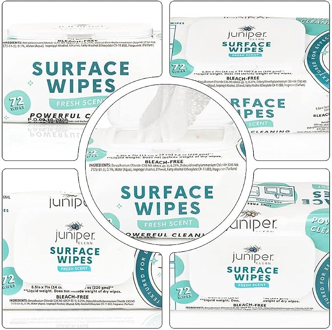 24 Pack Surface Cleaning Wipes Bleach Free, All-Purpose Cleaner - Image 7