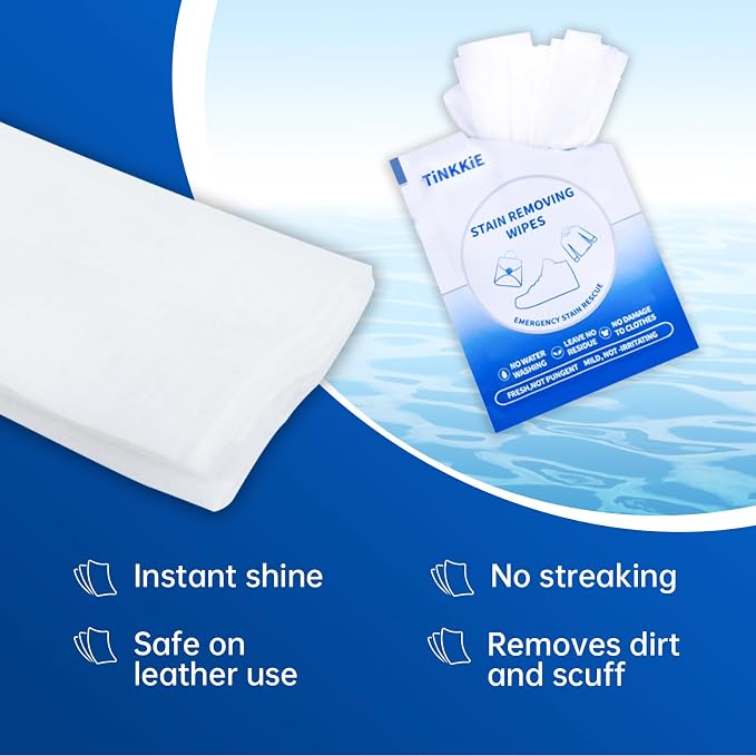 200-Pack Stain Remover Wipes, Portable Clothing Stain Remover Wipes, Instant - Image 2