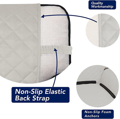 PureFit Reversible Quilted Sofa Cover, Water Resistant Slipcover Furniture - Image 3