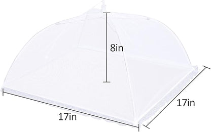 4 Pack Mesh Food Covers 17 inch, Large and Tall Food Covers, Pop-Up Mesh Food - Image 2