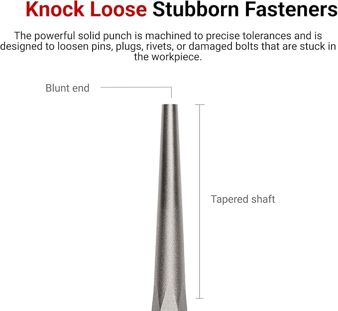 TEKTON Alignment Punch Set, 7-Piece | PNC96003 | Made in USA - Image 2