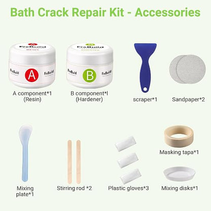 Tub Repair Porcelain Repair Kit, Crack Repair Kit - Image 3