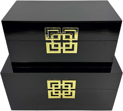 Galt International Storage Box Set Decorative Storage Box w/Hinged Lid Classic - Image 2