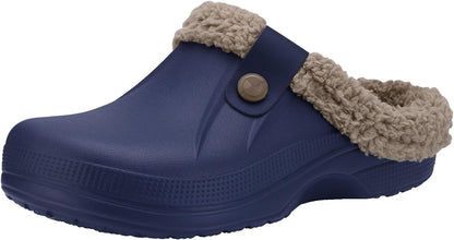 Beslip Classic Fur Lined Clogs Waterproof Winter Fuzzy Slippers by Beslip