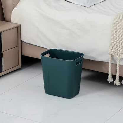 UUJOLY Plastic Small Trash Can Wastebasket, Garbage Container Basket - Image 4