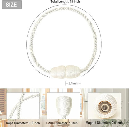 Magnetic Curtain Tiebacks - Image 2