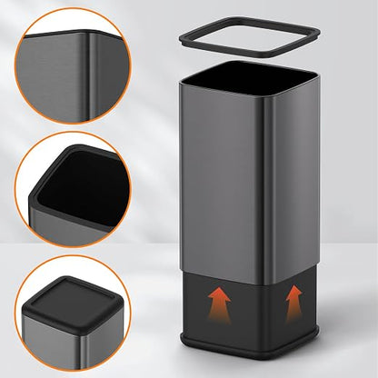 Mbillion 2.4 Gal Stainless Steel Open - Image 3