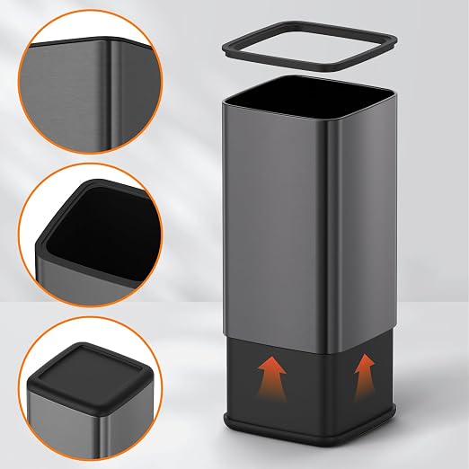 Mbillion 4Gal/15L Open top Trash Can - Image 4
