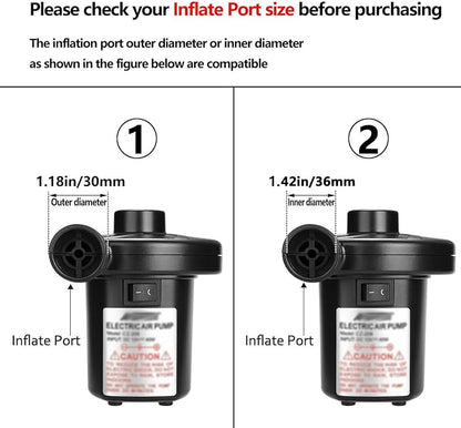 Replacement Nozzles Electric Air Pump 3 Sizes Head Plastic - Image 4