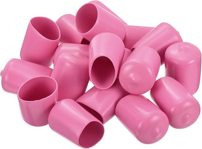 uxcell 20pcs Rubber End Caps 19mm ID Vinyl PVC Round Tube Bolt Cap Cover Screw - Image 4