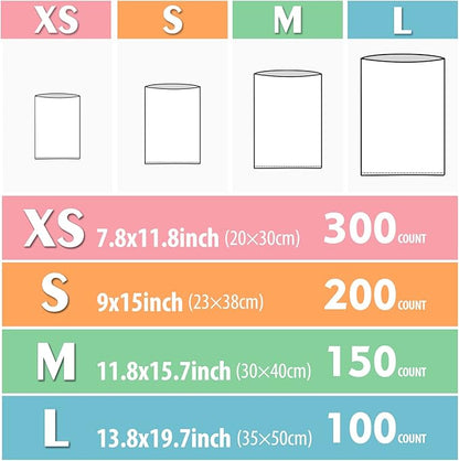 Odor Sealing Disposable Diaper Bags XS/300 Count Diaper Sacks Scented Diaper - Image 5