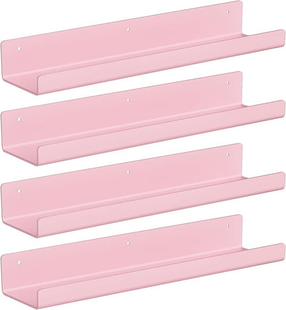 upsimples Acrylic Shelves for Wall Decor, Living Room, Floating Bookshelves for - Image 5