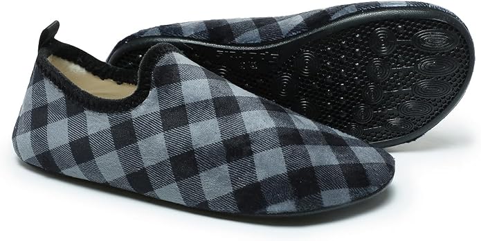 Adult Indoor House Slippers Socks Lightweight Non Slip Grip House Home Shoes - Image 3