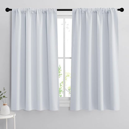 RYB HOME White Curtains for Bedroom by RYBHOME