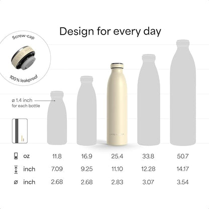 LARS NYSØM Stainless Steel Insulated Water Bottle 12oz 17oz 25oz 34oz 51oz | - Image 4