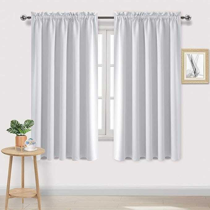 DWCN Blackout Curtains for Bedroom – Rod Pocket Thermal Insulated Noise by DWCN