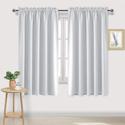 DWCN Blackout Curtains for Bedroom – Rod Pocket Thermal Insulated Noise by DWCN