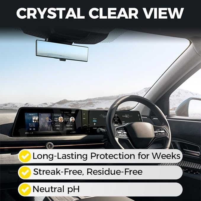 Micromolecular Anti-Fog Coating Wiper–Keeps Your Windshield Clear & Fog, Car Anti-Fog Agent with Applicator, Magic Gem Coating Glass, Anti Fog for Car Windshield,Windows,Mirrors,Glasses (3PCS)