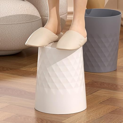 Small Bathroom Trash Can 2 Pack 1.8 Gallon Garbage Can Waste Basket Recycling - Image 6