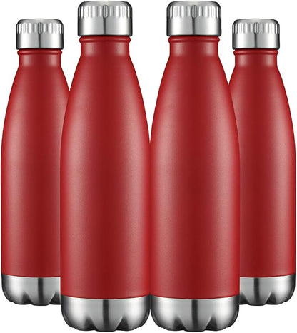 HASLE OUTFITTERS 17oz Stainless Steel Water Bottles Bulk, Vacuum Insulated by HASLEOUTFITTERS