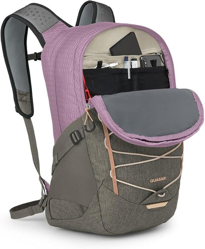 Osprey Quasar 26L Commuter Backpack, Pashmina/Tan Concrete