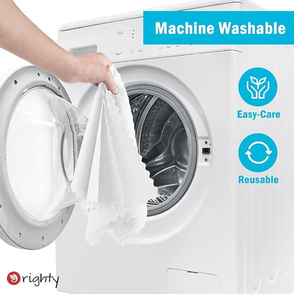 Orighty Cleaning Cloths Bulk, 200 Pack Shop Rags Reusable, Microfiber Cleaning - Image 7