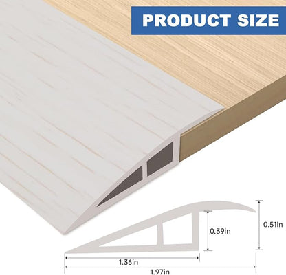 Vinyl Door Threshold Flooring Transition Strip Self Adhesive Carpet Edging Strip - Image 2
