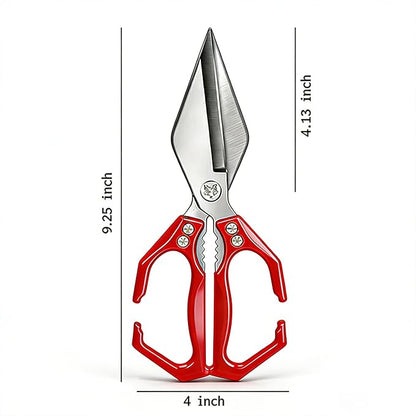 Multifunctional Heavy Duty Poultry Shears, Japanese High-Carbon Steel Kitchen - Image 5