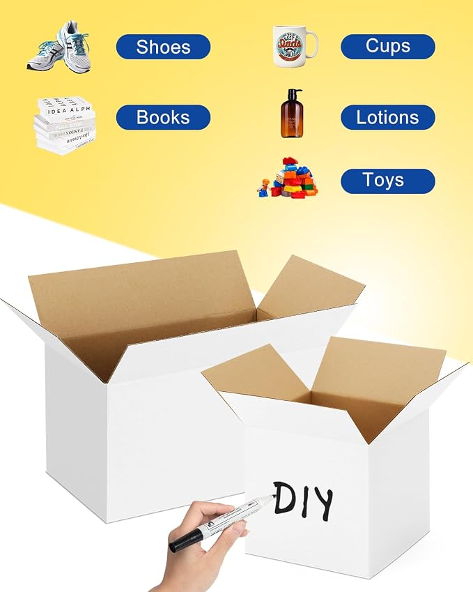 Assorted-Sizes-Shipping-Boxes-45-Pack: 6x6x6 & 8x6x6 & 11x6x6 - Image 7